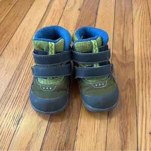 See Kai Run EUC Green and Blue Winter Snow Boots Toddler Sz 7